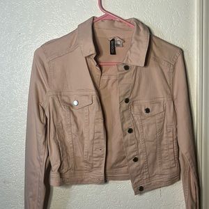 H&M light pink jacket size medium